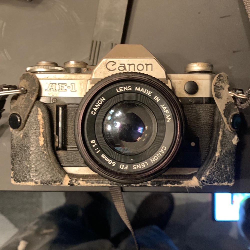 AE-1 cannon camera